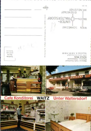 748275 Unter-Waltersdorf Unterwaltersdorf b. Ebreichsdorf Cafe Waitz