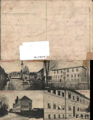 748309 Neunkirchen Armenhaus Mühlfeld Volksschule Waisenhaus beschädigt
