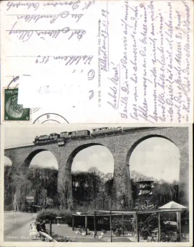748327 Velbert Rheinland Brücke Viadukt Eisenbahn