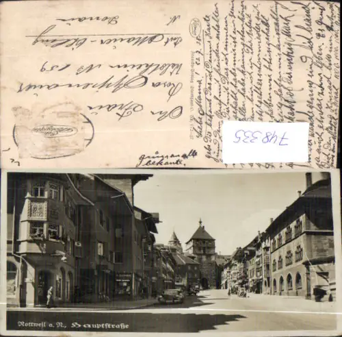 748335 Foto AK Rottweil a. Neckar Hauptstraße