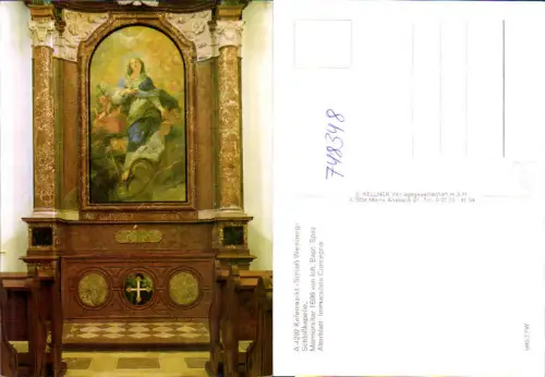 748348 Kefermarkt Schloss Weinberg Schlosskapelle Marmoraltar Altar