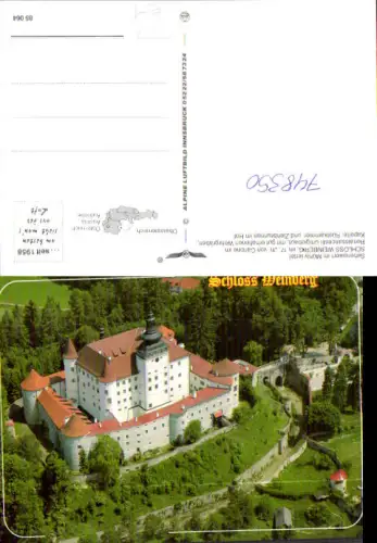 748350 Fliegeraufnahme Schloss Weinberg Kefermarkt pub Alpine Luftbild 85064