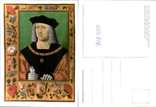 748359 Künstler AK Kaiser Maximilian I Miniatur Statutenbuch Orden d. Goldenen Vlies