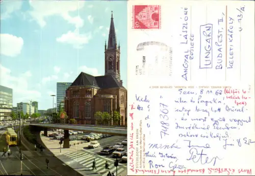 748367 Düsseldorf Autohochstraße a. Martin-Luther-Platz mit Berliner Allee