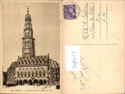 748417 Arras La Petite Place et l Hotel de Ville France