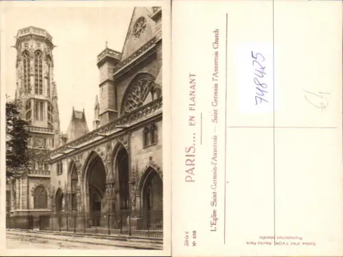 748425 Paris L Eglise Saint-Germain-l Auxerrois France