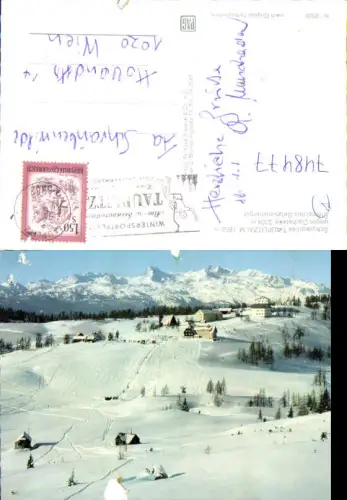 748477 Bad Mitterndorf Tauplitzalm geg. Dachstein im Winter
