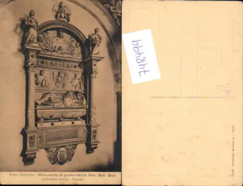 748499 Faenza Cattedrale nuova Monumento al giureconsulto Italy