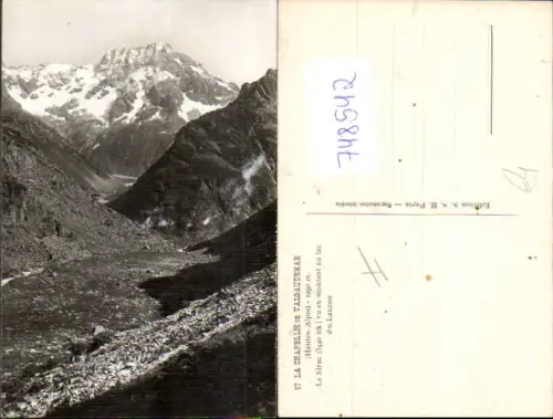 748542 La Chapelle en Valgaudemar Hautes-Alpes Le Sirac au lac du Lauzon France