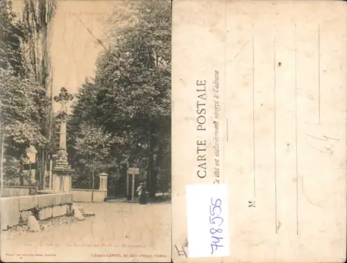 748555 Luchon La Croix et le Pont de Montauban Kreuz France