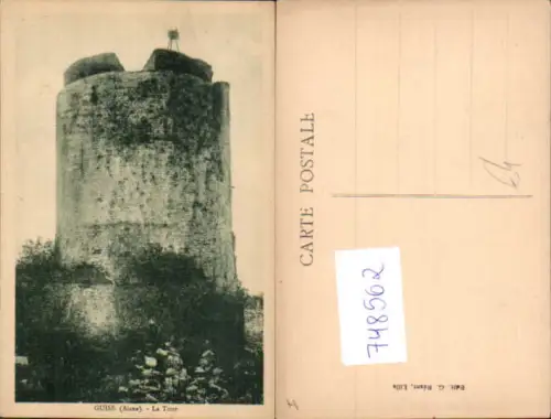 748562 Guise Aisne La Tour Turm France
