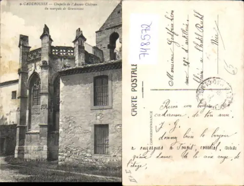748572 Gaderousse Chapelle de l Ancien Chateau du marquis de Grammont France