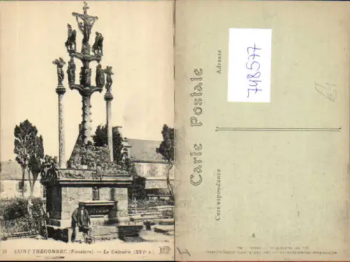 748577 Saint-Thegonnec Finistere Le Calvaire Kreuz France