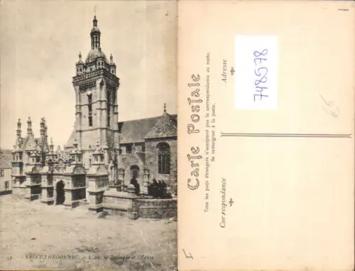 748578 Saint-Thegonnec L Arc de Triomphe et l Eglise Kirche France