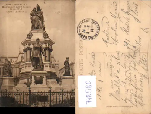 748580 Belfort Monument des 3 Sieges France