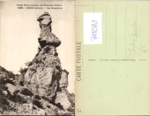 748581 Franche-Comte Sirod Jura La Commere Felsen Gesteinsformation France