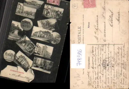 748586 Mehrbild AK Coulommiers Ansichten um 1906 France