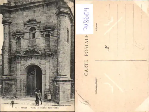 748609 Auray Porche de l Eglise Saint-Gildas Kirche France