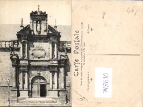 748610 Auray Portail de l Eglise Saint-Gildas Kirche France