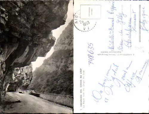 748635 Foto AK Excursion des Gorges du Loup La Route dans les Gorges du Loup France