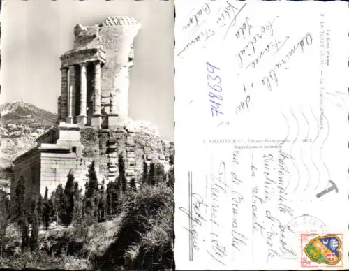 748639 Foto AK La Cote d Azur La Turbie Le Trophee d Auguste France