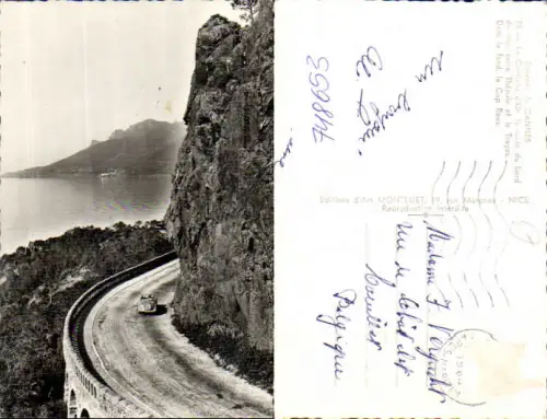 748653 Foto AK Cannes La Corniche d Or Theole et le Trayas Cap Roux France