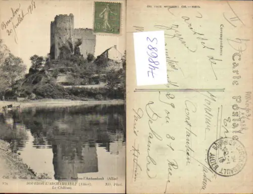 748683 Bourbon-L Archambault Allier Le Chateau France