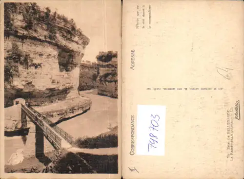 748703 Environs de Bellegarde La Passerelle d Arlod France