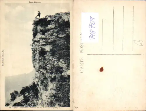 748709 Les Alpes Gap Environs Sommet du Pic de Charance France