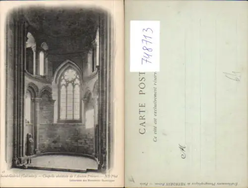 748713 Saint-Gabriel Calvados Chapelle absidiale de la Ancien Prieure France