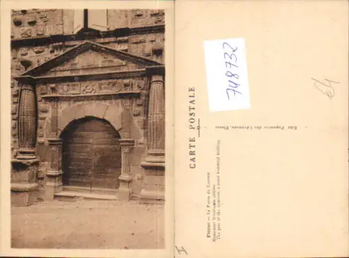 748732 Florac La Porte du Couvent Monument historique celebre France