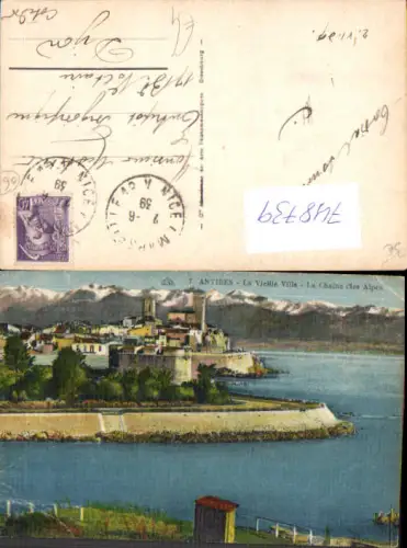 748739 Antibes La Vieille Ville La Chaine des Alpes France