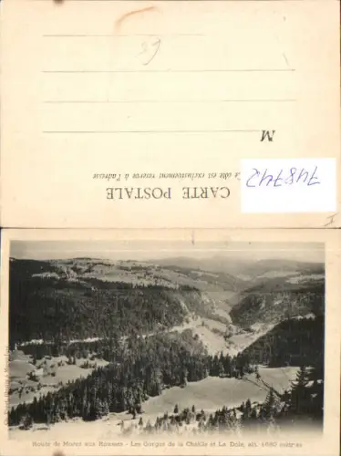 748742 Route de Morez aux Rousses Les Gorges de la Chaille et La Dole France