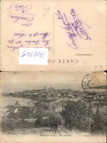 748745 Antibes Vue Generale France