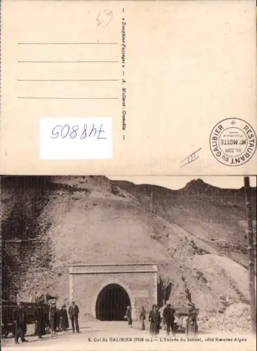 748805 Col du Galibier L Entree du tunnel cote Hautes-Alpes France