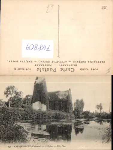 748809 Criqueboeuf Calvados L Eglise Kirche France