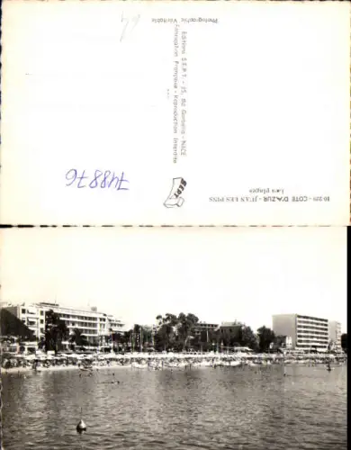 748876 Cote d Azur Juan-les-Pins Les Plage Strand Strandleben France
