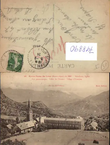 748890 Notre-Dame du Laus Hautes-Alpes Hotellerie Eglise Village d Avancon France