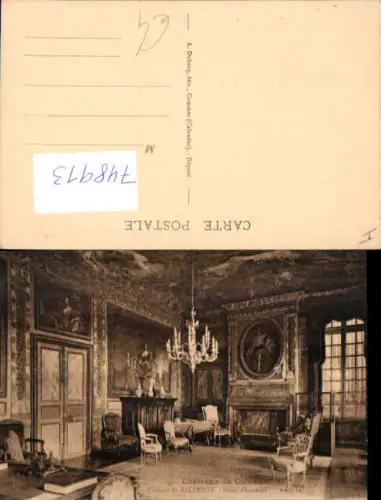 748913 Chateaux du Calvados Chateau de Balleroy Salon d honneur Luster France
