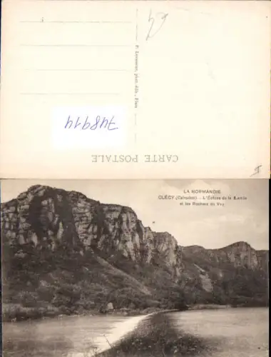 748914 La Normandie Clecy Calvados L Ecluse de la Lande et les Rochers du Vey France