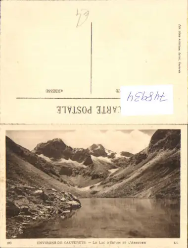748934 Environs de Cauterets Le Lac d Estom et l Ardiden France