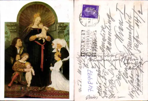 748997 Künstler AK Hans Holbein d. Jüngere Die Madonna Gebet Religion