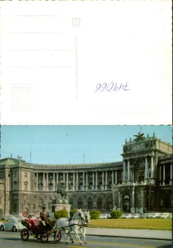 749066 Wien Vienna Neue Hofburg mit Fiaker VW Käfer