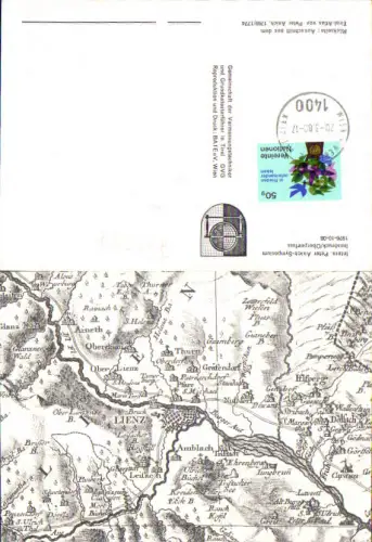 749087 Lienz Leisach Amlach Tristach Peter Anich AK 1769 Oberperfuss