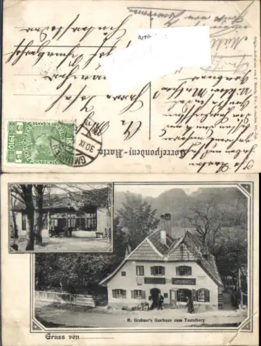 749283 tolle AK Tastelberg b. Gmunden am Traunsee Grabner`s Gasthaus