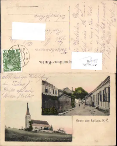 749326 Gruß aus Leiben bei Melk Straßenansicht