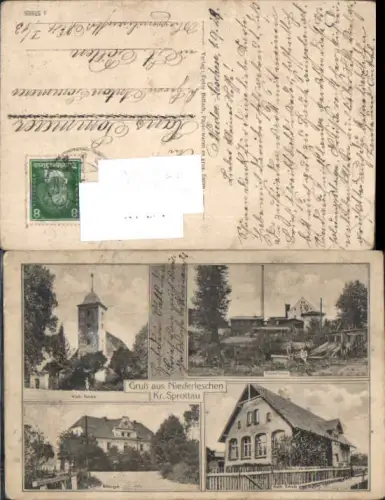 749348 Niederleschen Nieder Leschen Sprottau Schlesien Lebus Szprotawa Zaganski Leszno Dolne