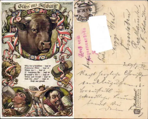749408 Künstler AK Hubert Zwickle Salzburg Stiegl Stieglkeller Bier