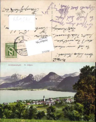 749433 St. Gilgen am Abersee Wolfgangsee Salzkammergut pub Brandt 509