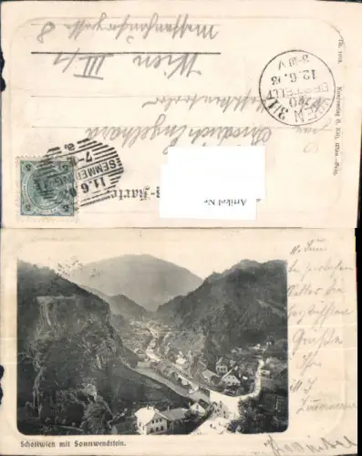 749469 Schottwien am Semmering Sonnwendstein 1900